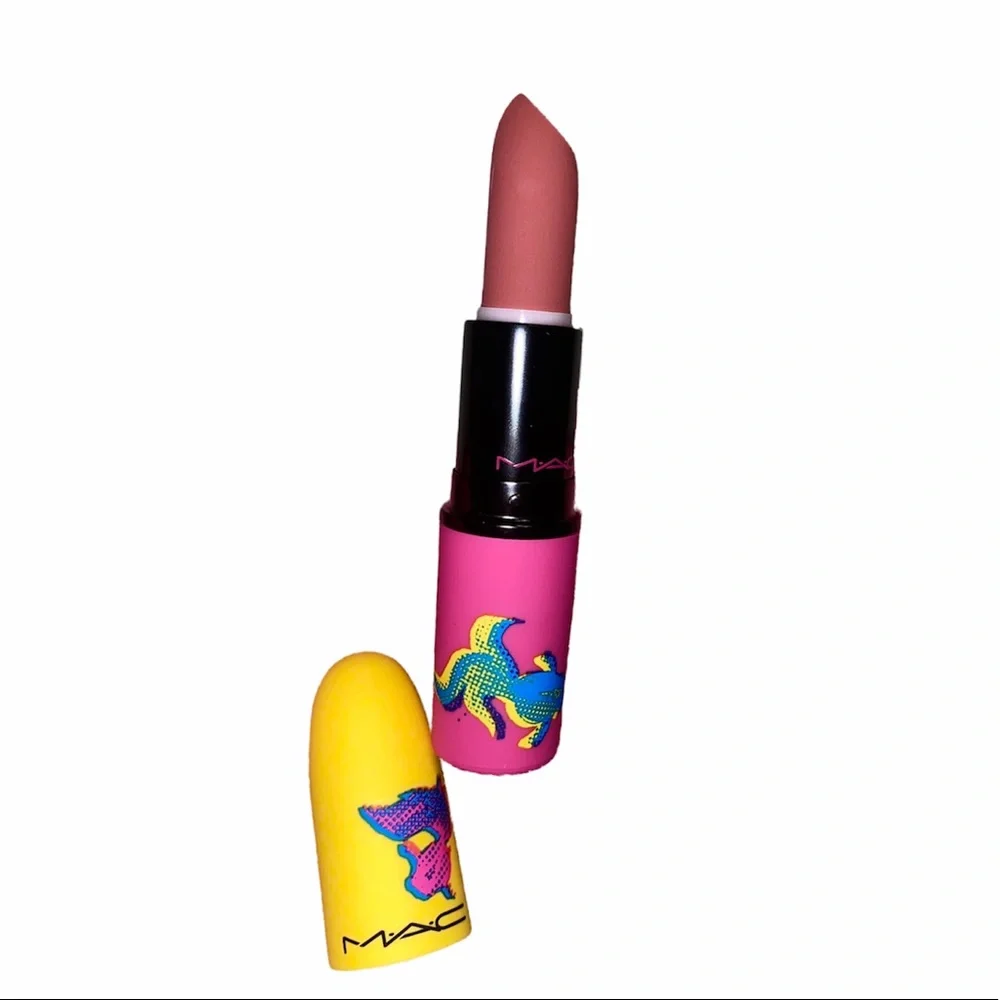 MAC New Years powder kiss lipstick Brickthrough